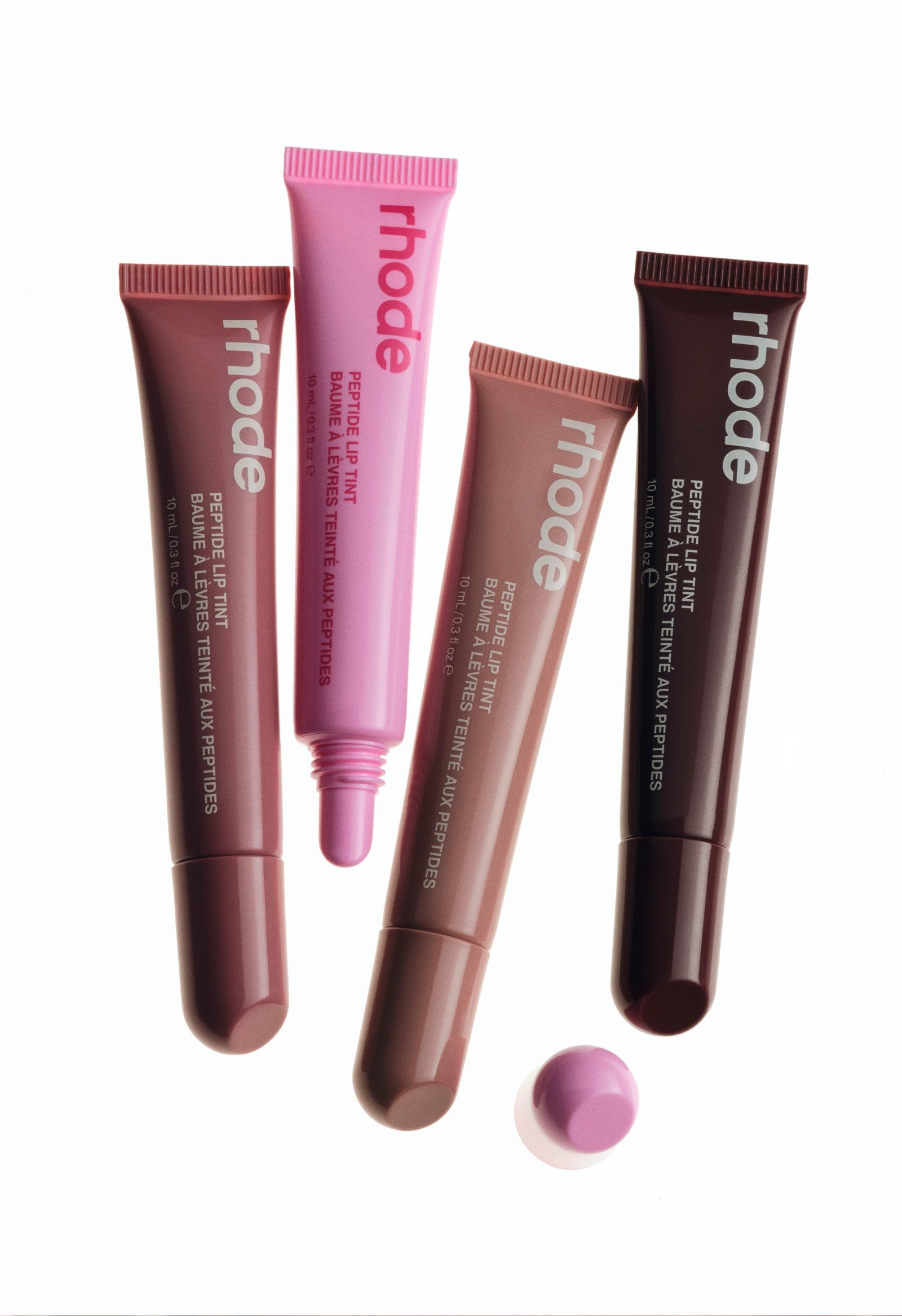 Alternative view of the peptide lip tint set